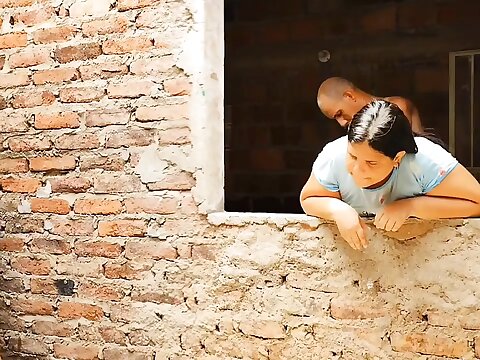 Abnormal step-parent nails his stepdaughter's culo while his wife does the laundry. What a uber-cute culo my daughter has