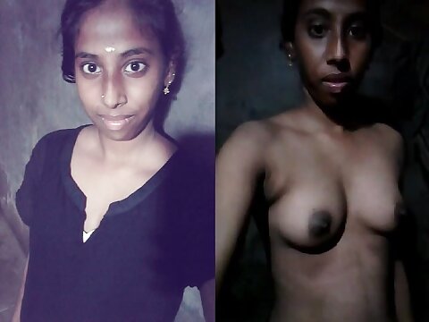 A Malayali 19yo Indian teenager naked before a difficulty camera for a difficulty very pre-eminent time and her viral frigging her vulva vid is here!